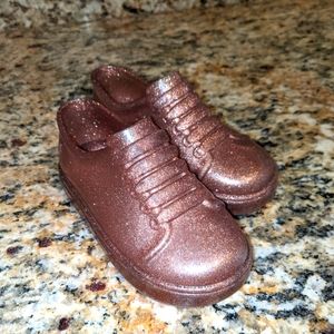 Mini Melissa Pink Sparkle Shoes!